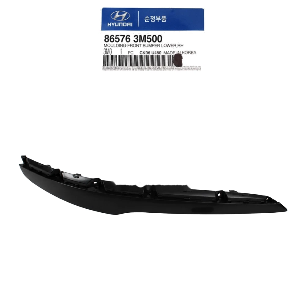 Genuine 86576-3M500 Front Bumper Lower Molding Right For Hyundai Genesis 2012-2014