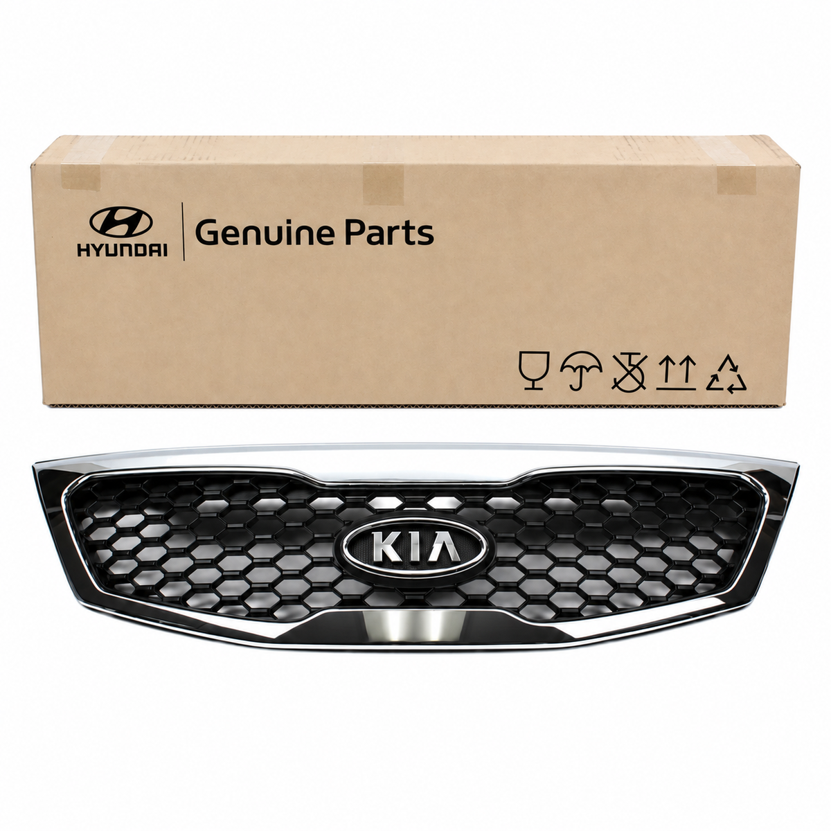 Genuine 86350-2P000 Radiator Grille With Emblem For Kia Sorento 2011-2013