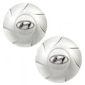 529603X300 17" Wheel Center Hub Cap Cover Silver 2PCS Elantra MD 11-13