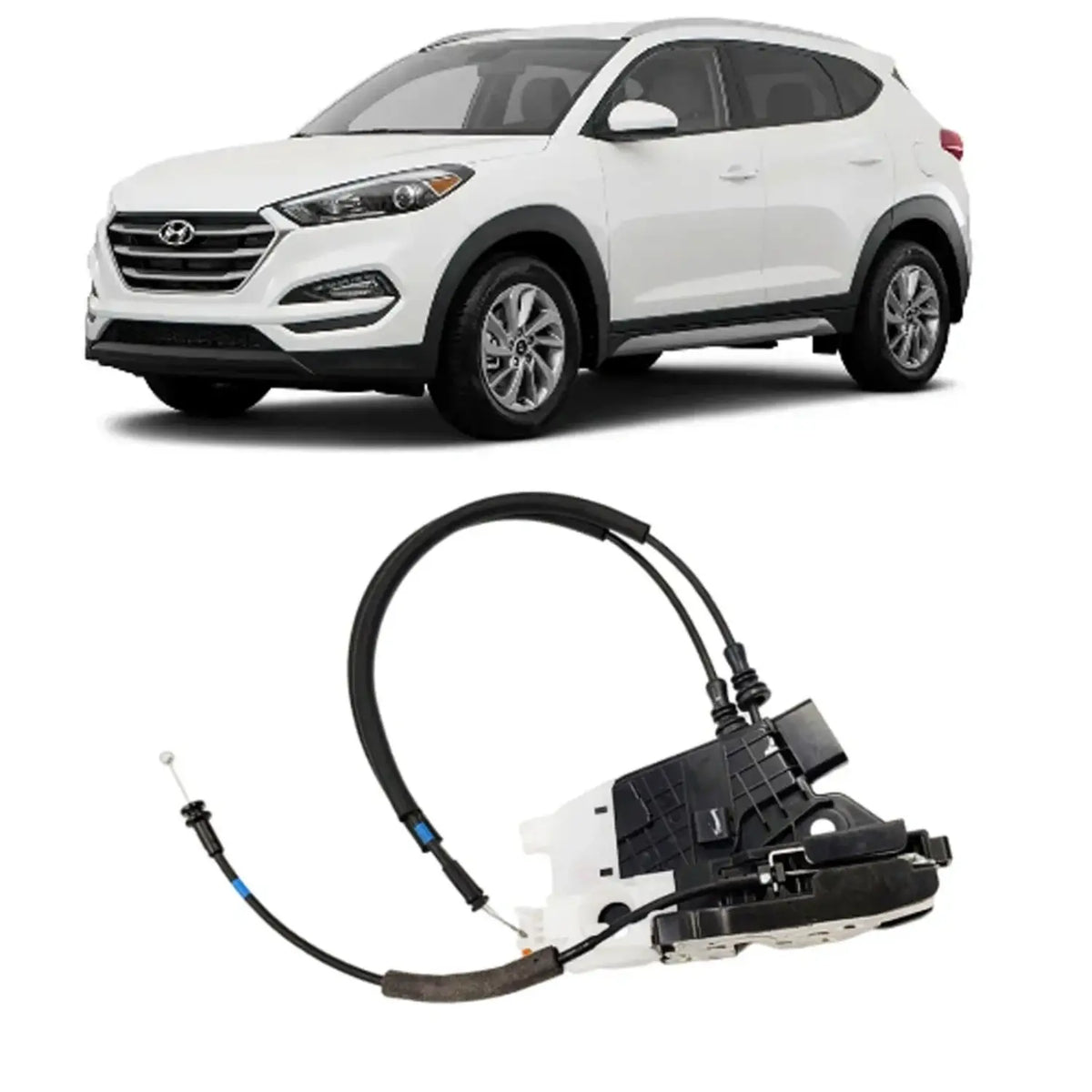 81410D3000 Power Door Lock Actuator w/ Latch for 16-20 Hyundai Tucson Rear Left