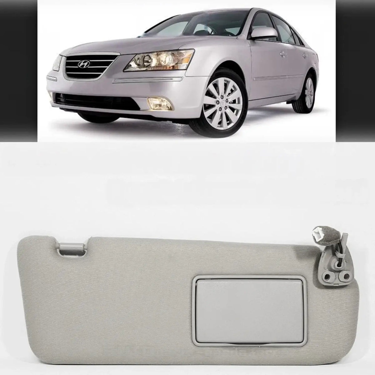 852023K000QS Sun Visor Inside Right Gray Cloth HYUNDAI SONATA 2006-2010