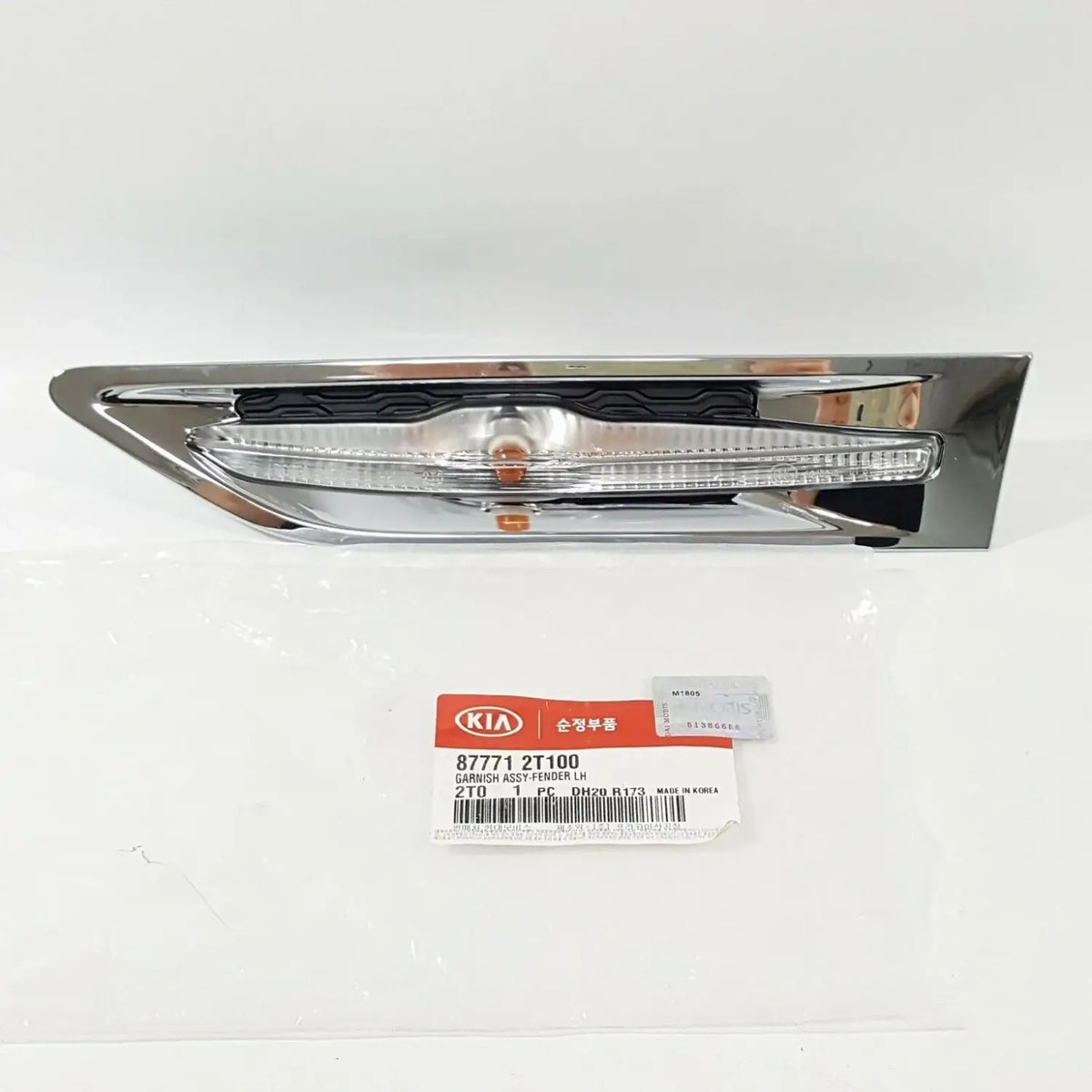 877712T100 Side Fender Chrome Garnish Turn Signal Lamp LH For Kia Optima 2011-2015