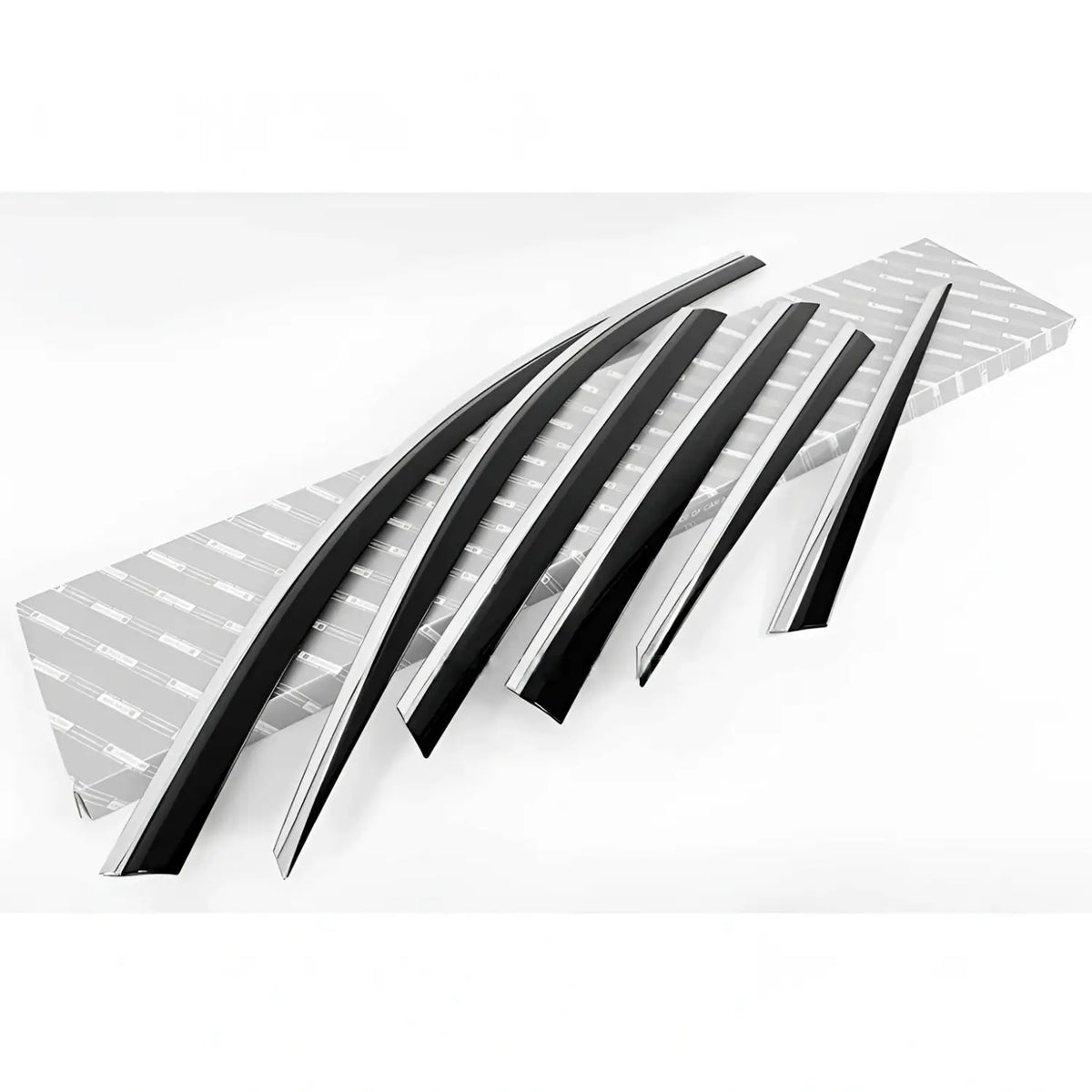 Black Diamond Window Sun Vent Visor Rain Guards 6pcs For 2020~ Genesis GV 80