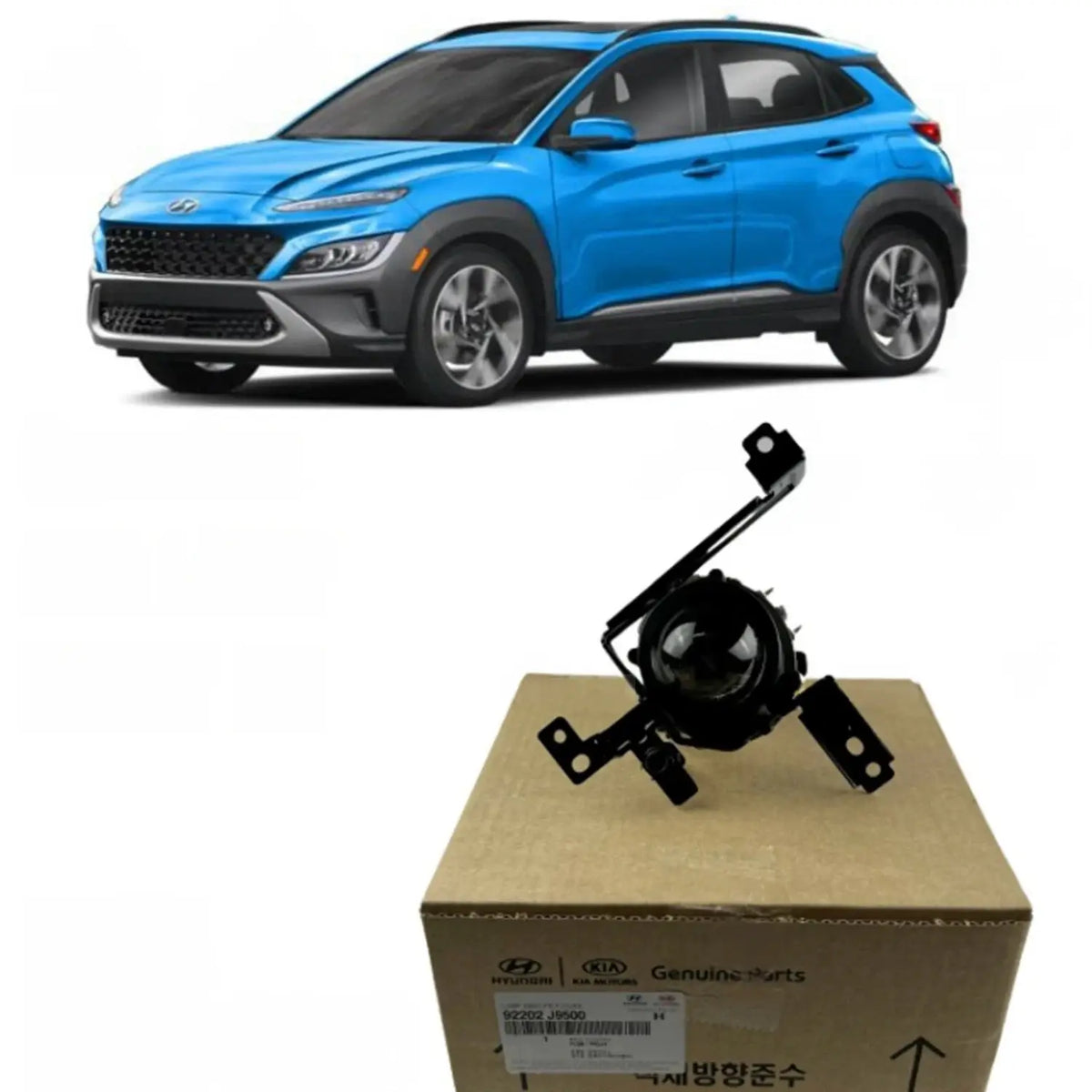 Fast 92202J9500 FOG LAMP PASSENGER RIGHT FOR HYUNDAI KONA 2022-2023