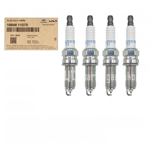 GENUINE 1884611070 SPARK PLUGS 4PCS FOR TUCSON ELANTRA FORTE SORENTO SOUL 11-18