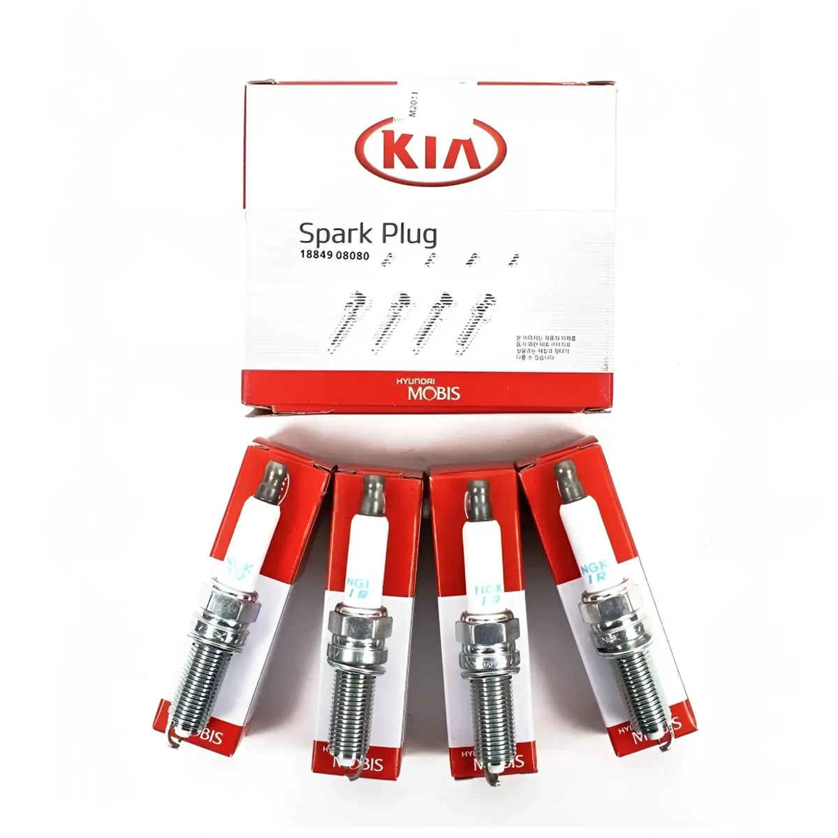 Genuine 1884908080 4pcs Iridium Spark Plugs For Hyundai Sonata 15-18 Kona 18-20