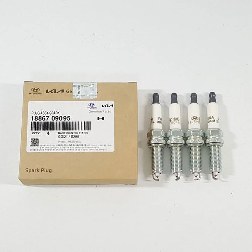 Genuine 1886709095 2.0L Engine Spark Plug set of 4 For Hyundai Elantra 2017-2020
