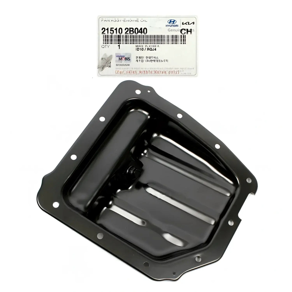 Genuine 215102B040 Engine Oil Pan For Accent Veloster Rio Soul 1.6L 2010-2020