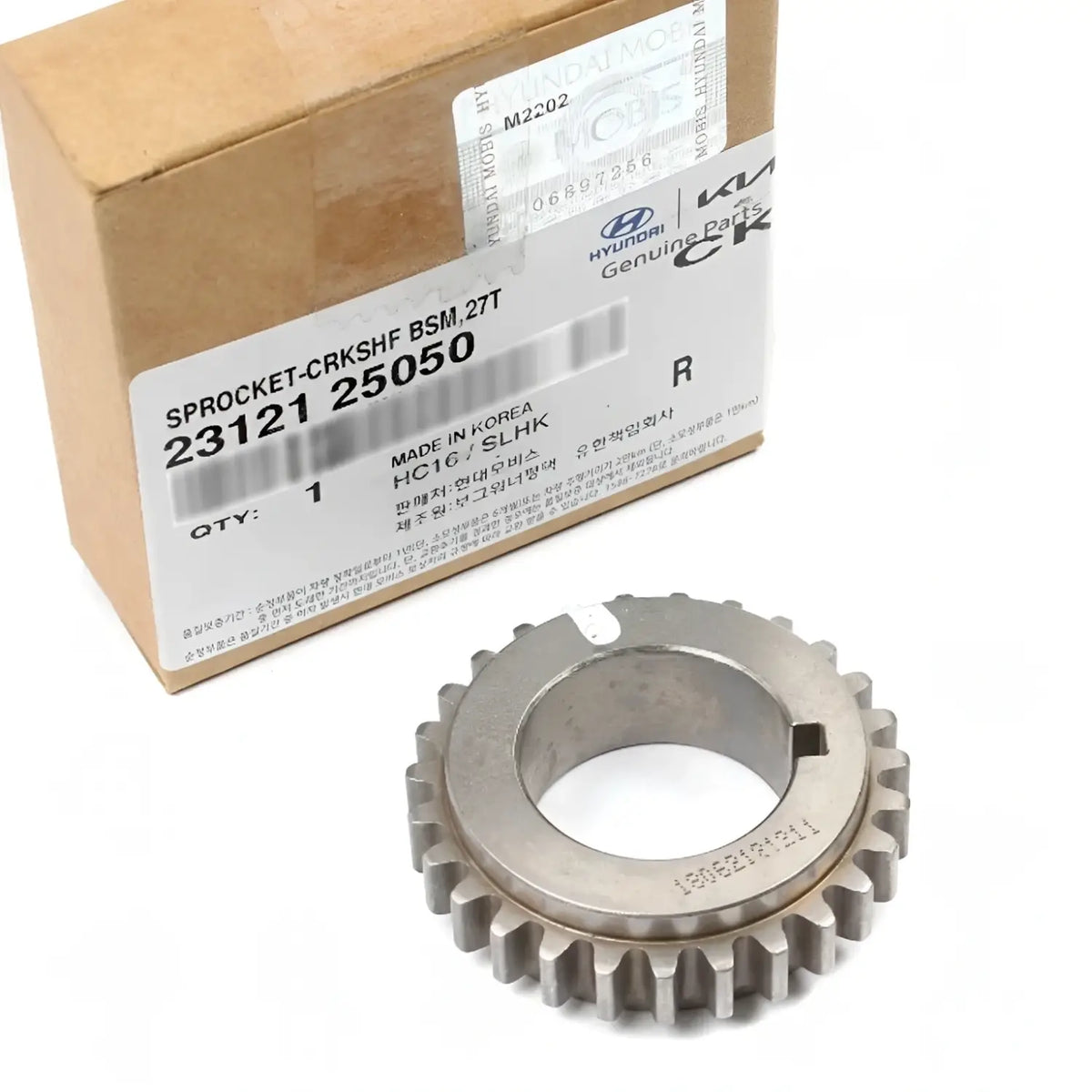 Genuine 2312125050 Crankshaft Gear Sprocket For Sonata Forte 2.4L 2006-2015