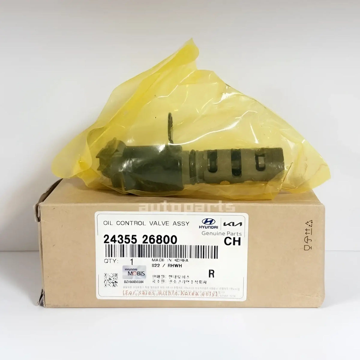 Genuine 2435526800 Oil Control Valve For Hyundai Accent Kia Rio Rio5 2010-2011