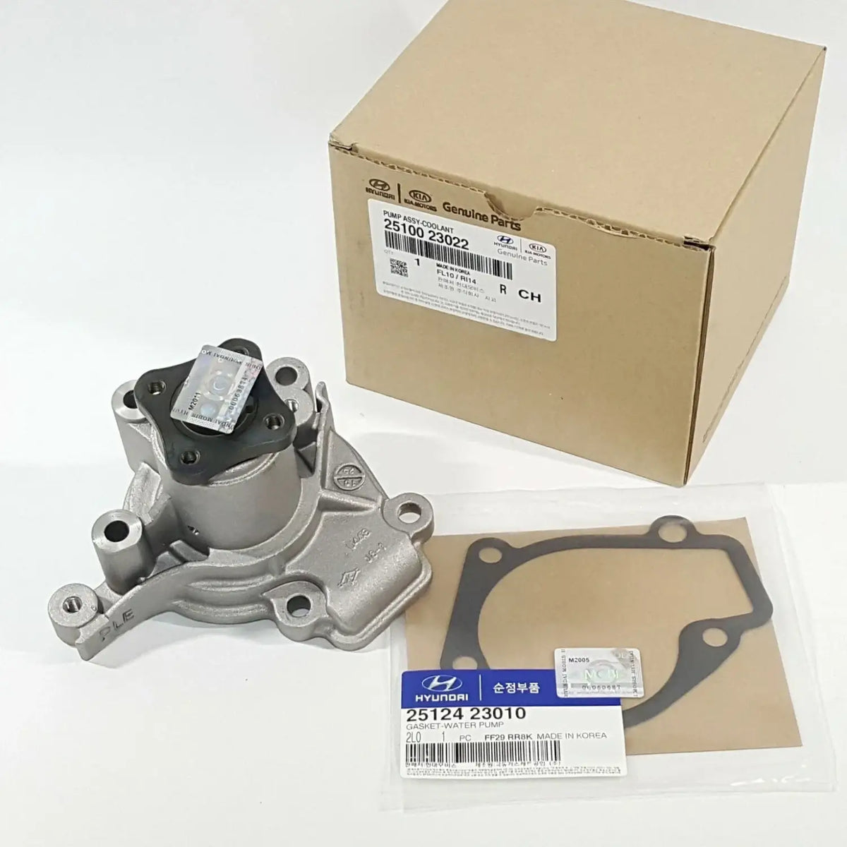 Genuine 2510023022 Water Pump Gasket 2pc For Kia Spectra 2004-2009