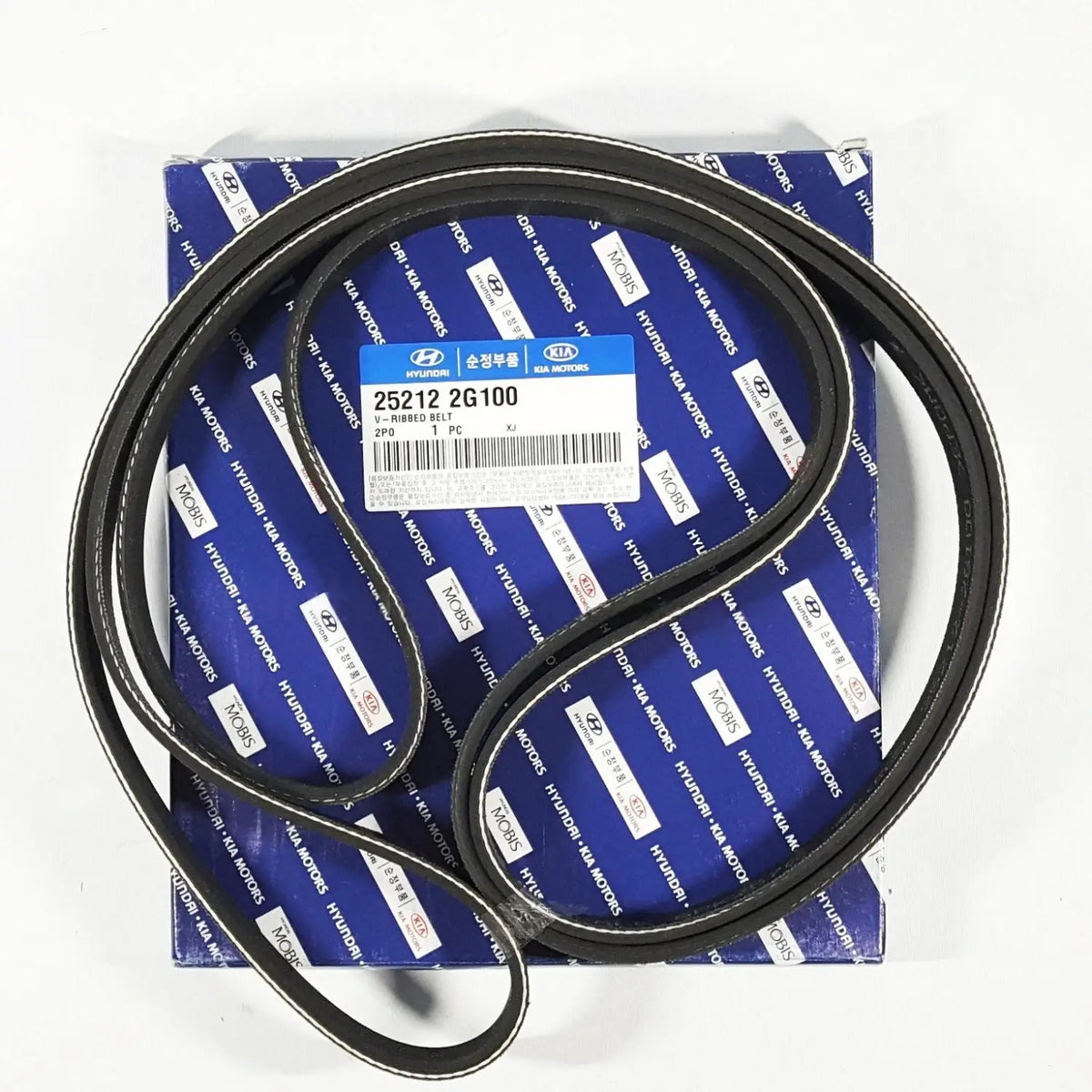 Genuine 252122G100 Drive Fan Belt Ribbed Belt-V For Kia Sorento 2.4L 2011