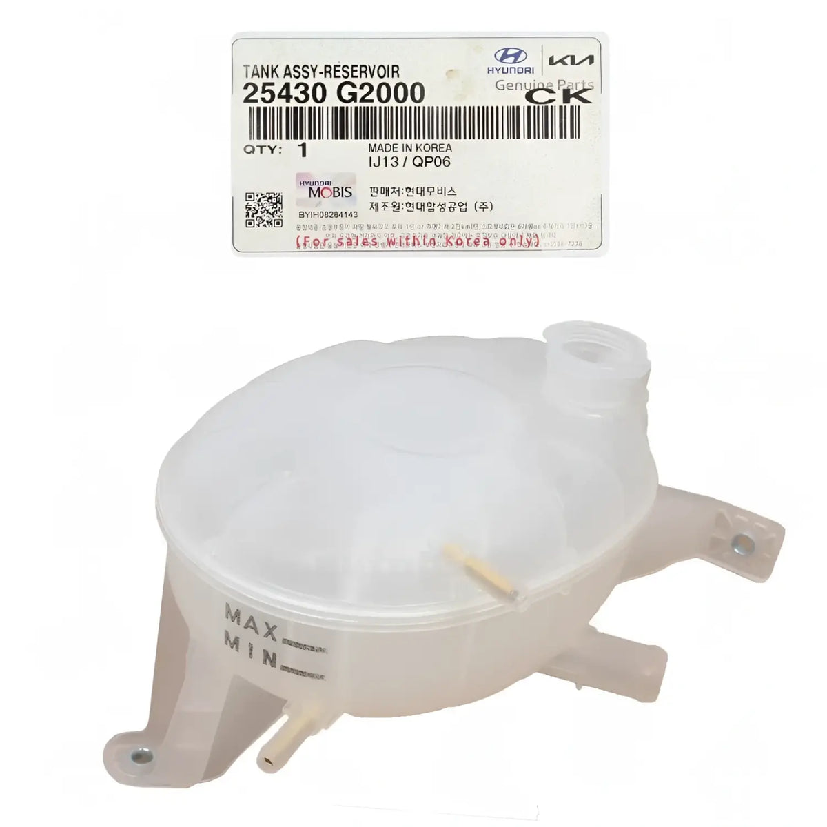 Genuine 25430G2000 Coolant Reservoir For Hyundai Ioniq Kia Niro 2017-2022