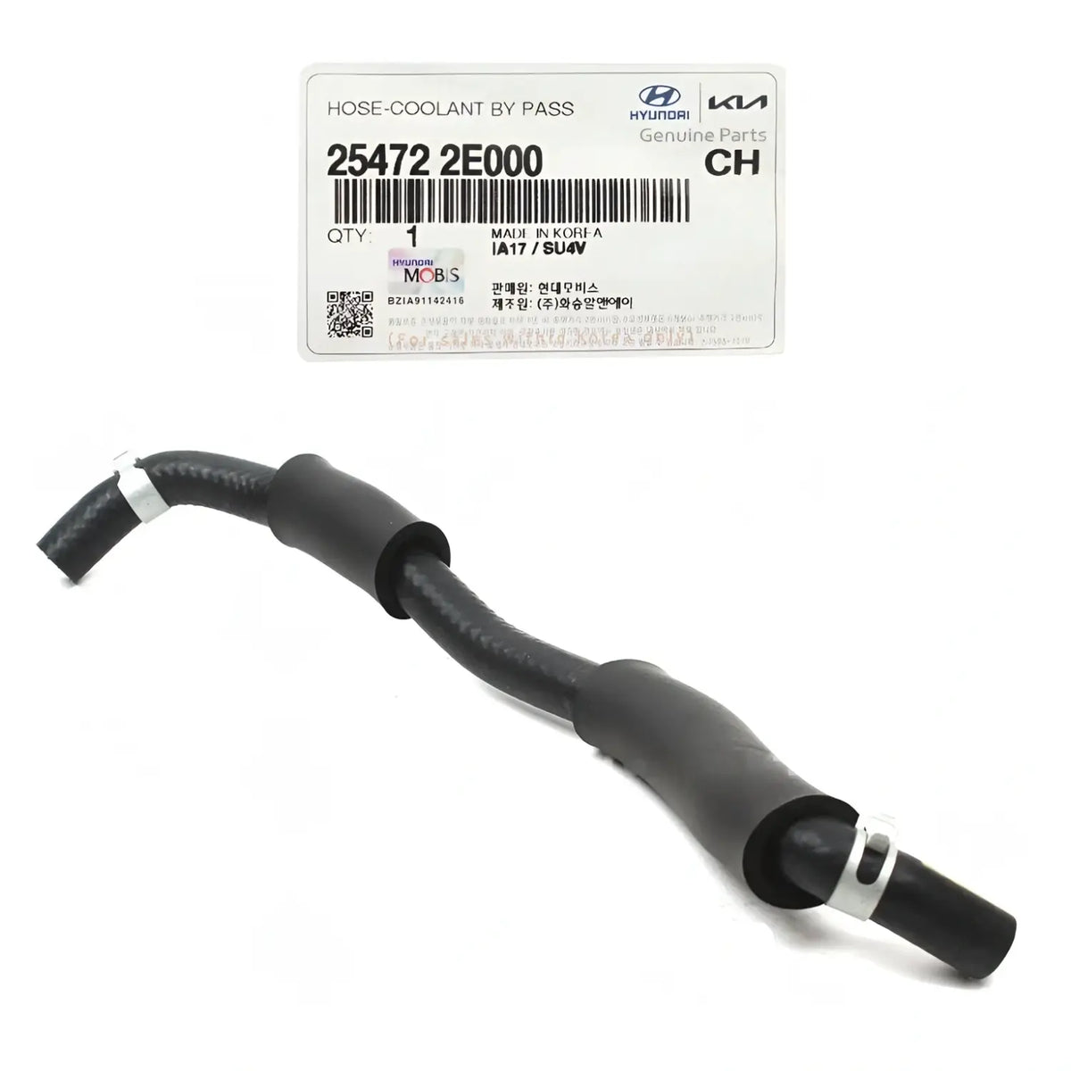 Genuine 254722E000 Engine Coolant Bypass Hose For Hyundai Elantra Tucson 2011-2022