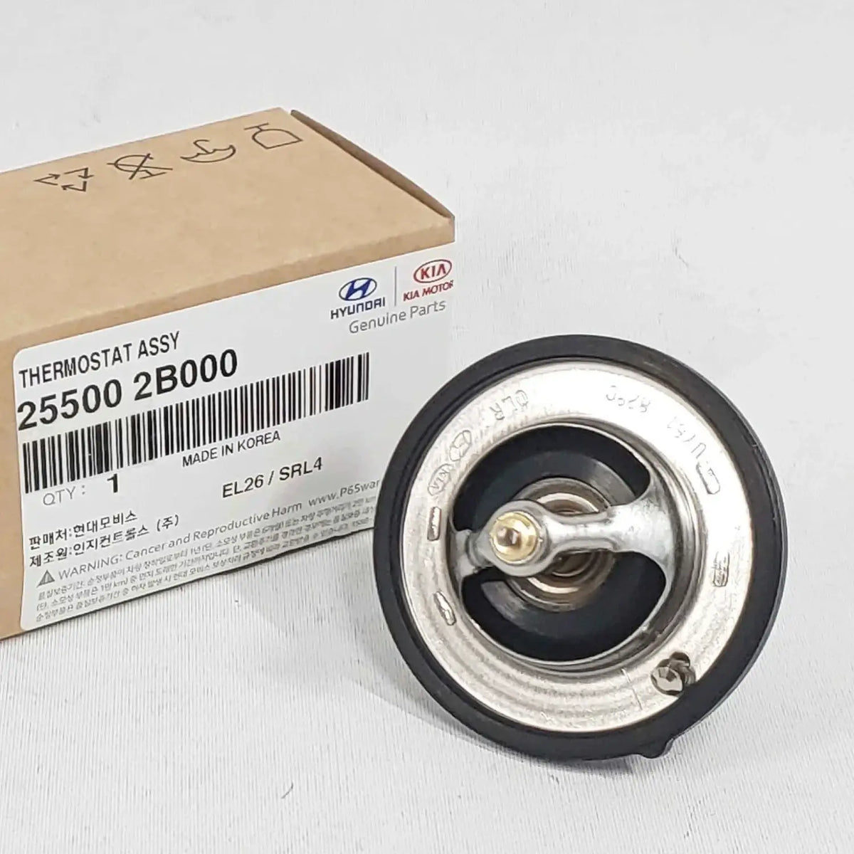 Genuine 255002B000 Engine Coolant Thermostat For Hyundai Kia