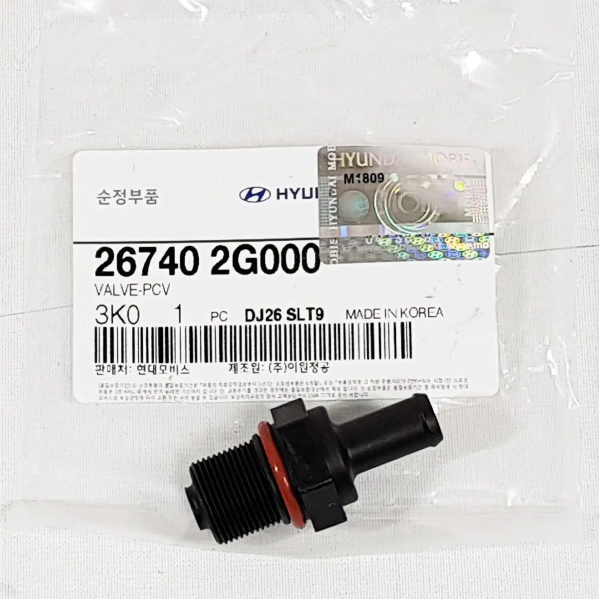 Genuine 267402G000 PCV Valve Assembly For Hyundai Elantra Genesis Coupe Sonata