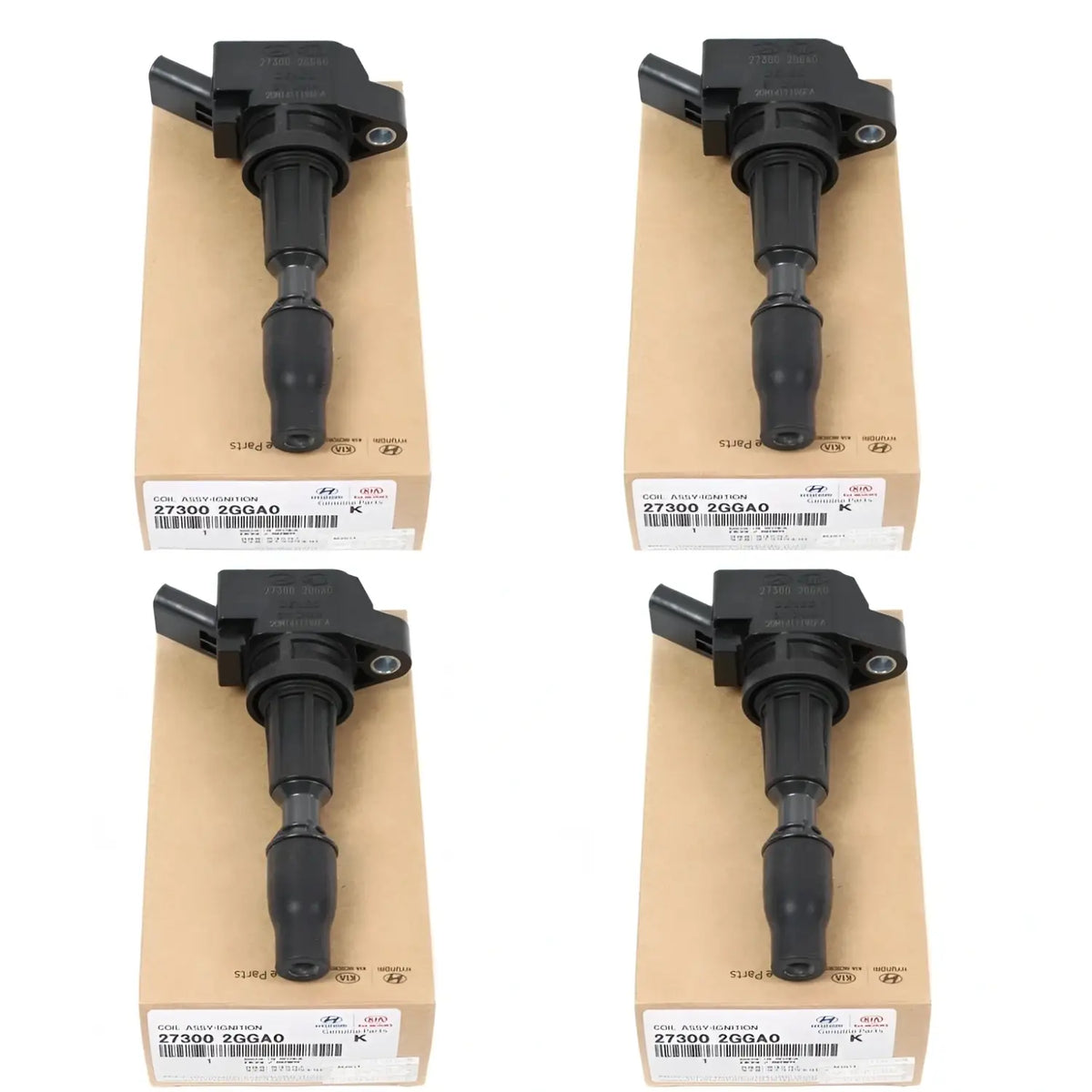 Genuine 273002GGA0 Engine Ignition Coil Assembly 4ea For Hyundai Santa Fe 16-22