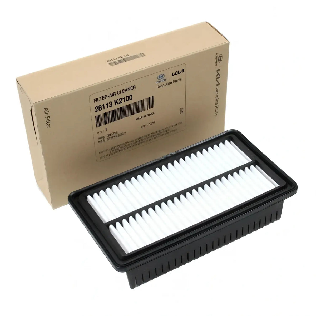 Genuine 28113K2100 Air Cleaner Filter For Hyundai Venue 2020-2023