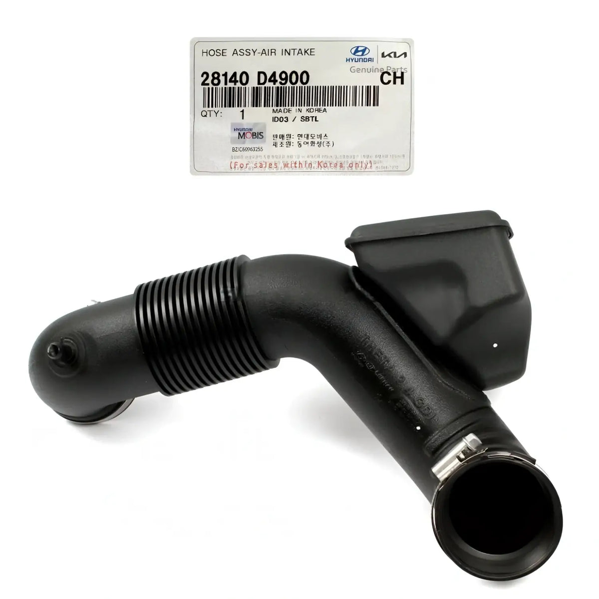 Genuine 28140D4900 Air Intake Tube Hose For Sonata 18-19 Optima 17-20 2.4L