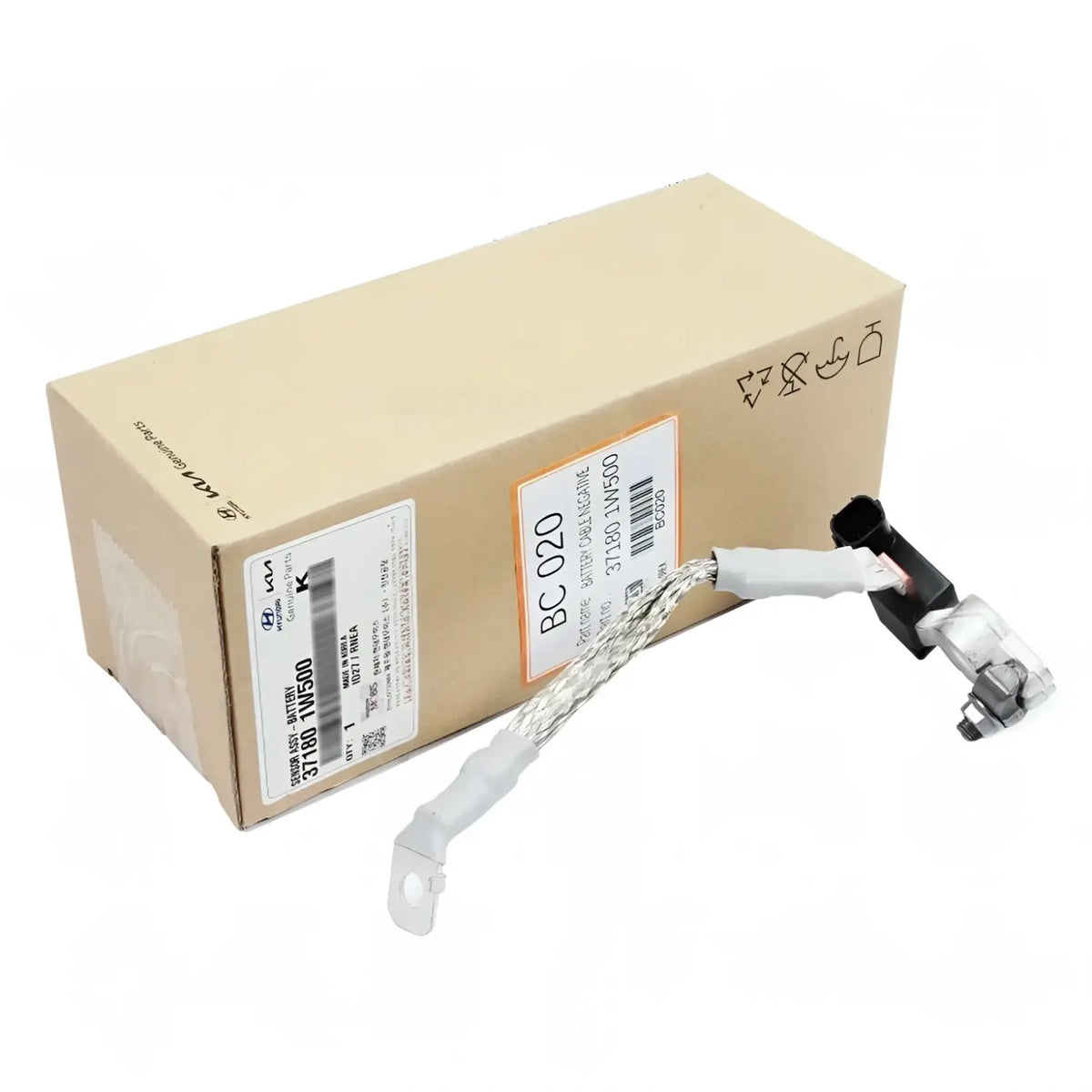 Genuine 371801W500 Battery Cable Negative 60Ah For Kia Rio 2012-2015