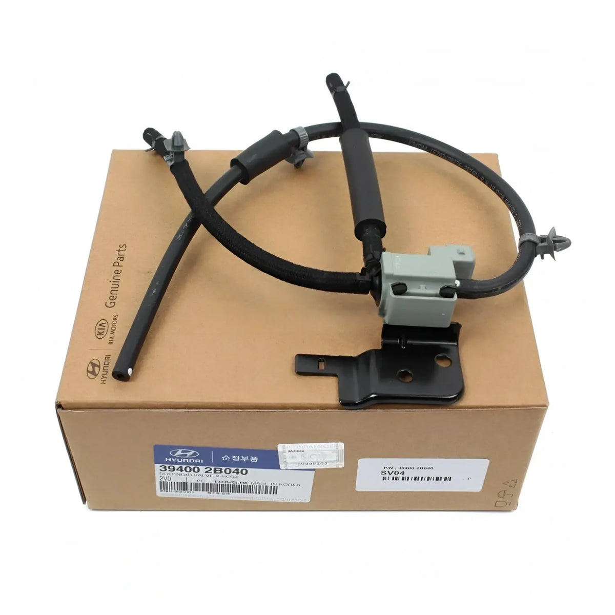 Genuine 394002B040 Solenoid Valve & Hose For Hyundai Veloster Turbo 1.6L 2013-2017