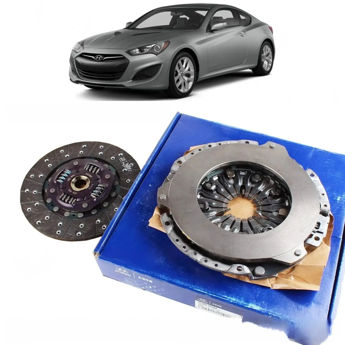 GENUINE 4120025300 CLUTCH KIT FOR HYUNDAI GENESIS COUPE 2.0 TURBO MANUAL