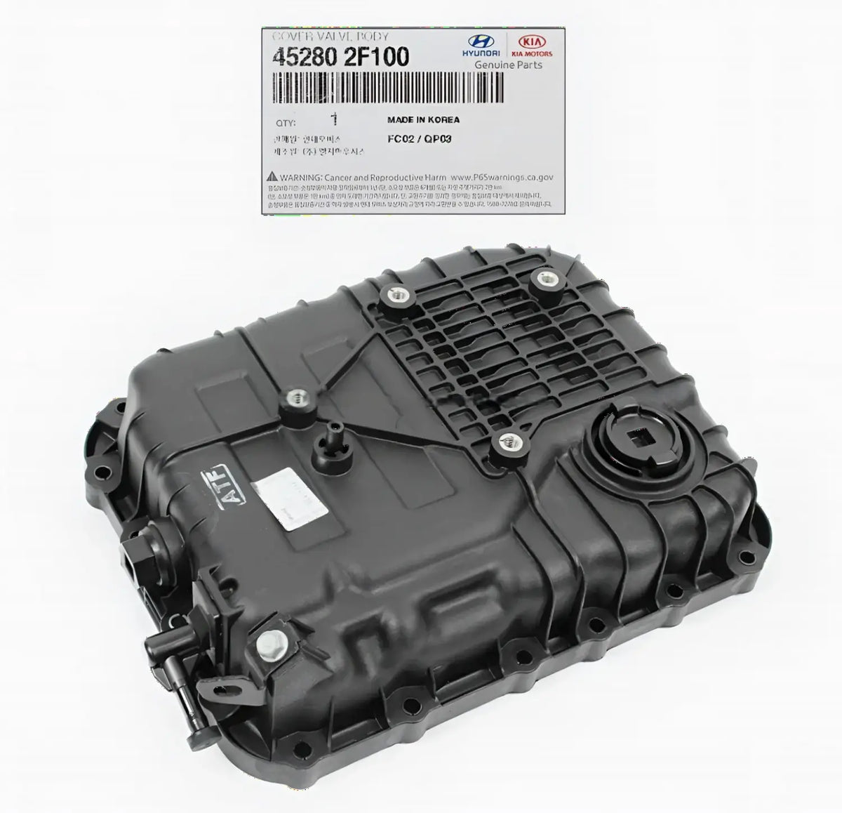 Genuine 452802F100 Cover Valve Body Oil Pan For Various Hyundai Kia 2017-2021