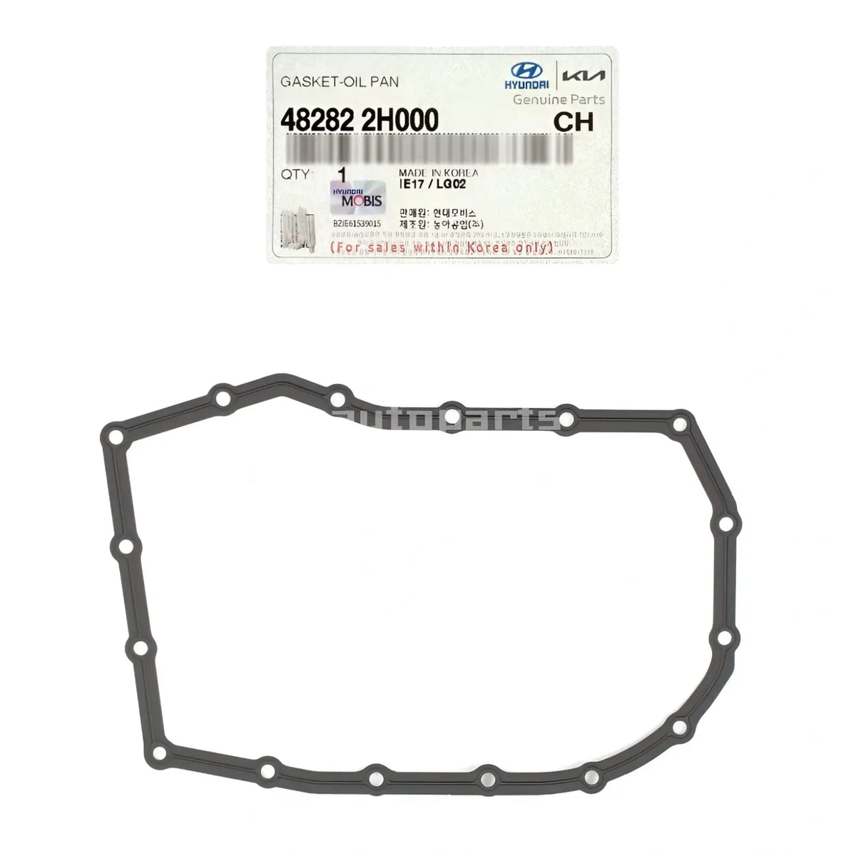 Genuine 482822H000 Transmission oil pan Gasket For Hyundai Kia 1.6L 2.0L 2020-2023