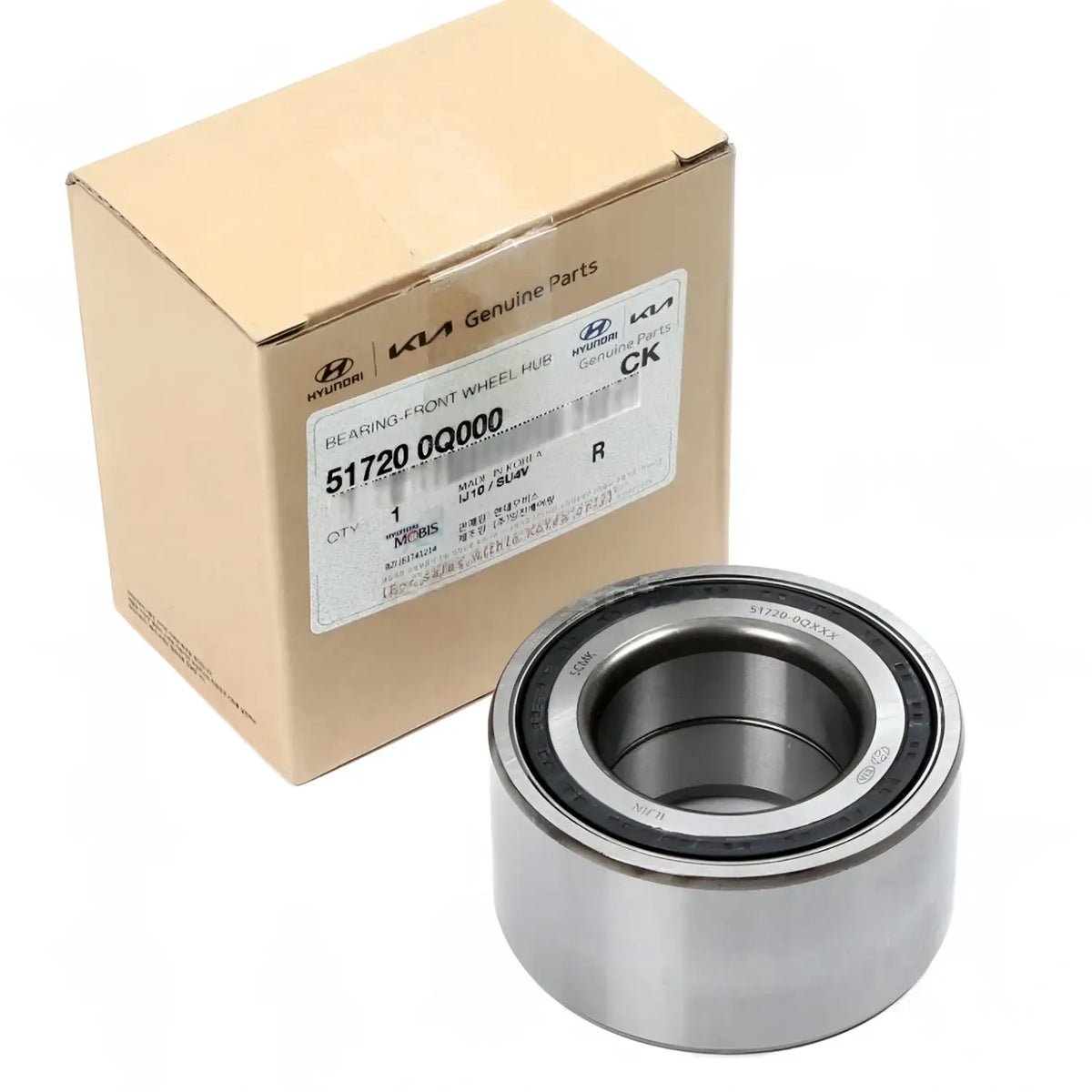 Genuine 517200Q000 Front Wheel Hub Bearing For 07-19 Elantra Veloster Forte Soul