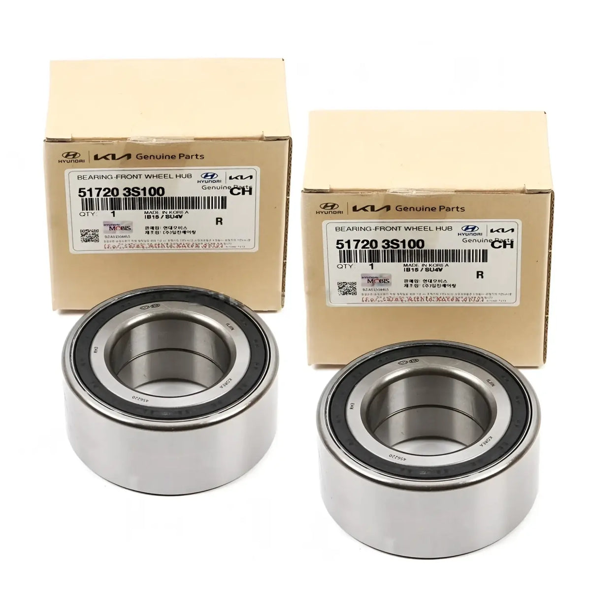 Genuine 517203S100 FRONT Wheel Hub Bearing 2EA For Azera Sonata Tucson Cadenza