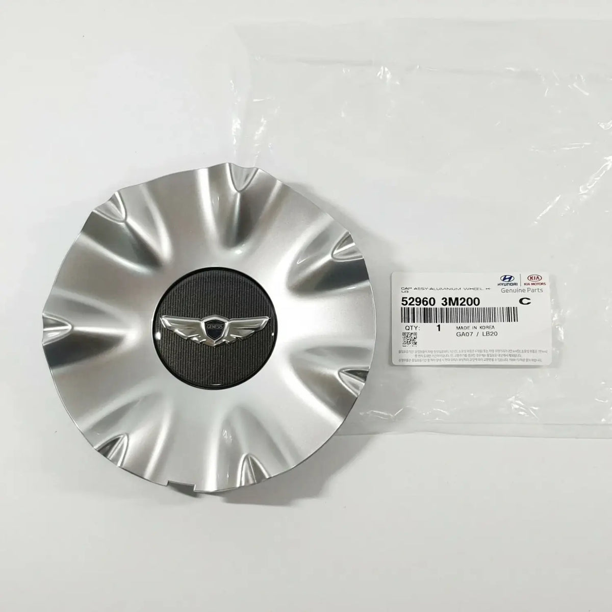 Genuine 529603M200 18" Wing Wheel Center Cap For Hyundai GENESIS Sedan 2009-2014