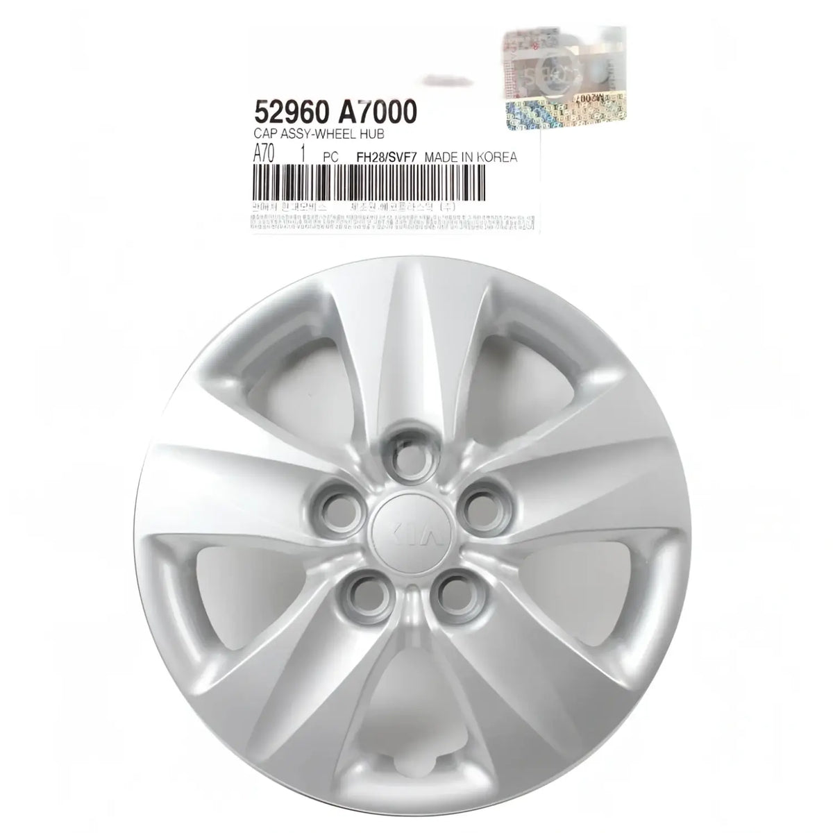 Genuine 52960A7000 Wheel Cover 15" For Kia Forte Forte5 2014-2018