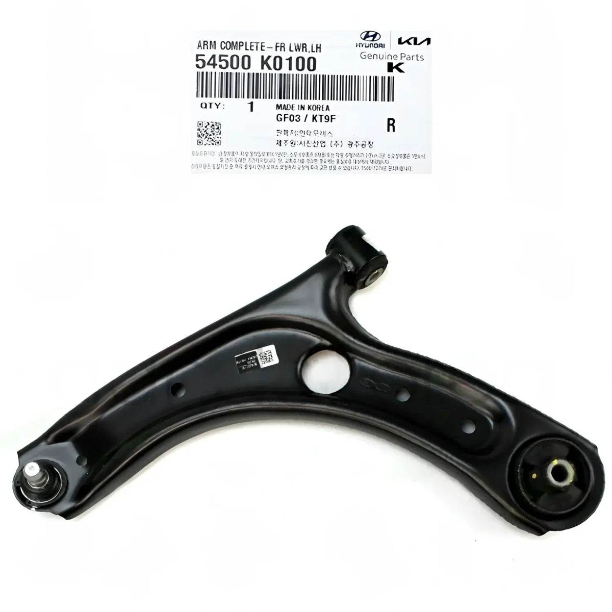 Genuine 54500K0100 Lower Control Arm Front Left For KIA SOUL 2020-2022