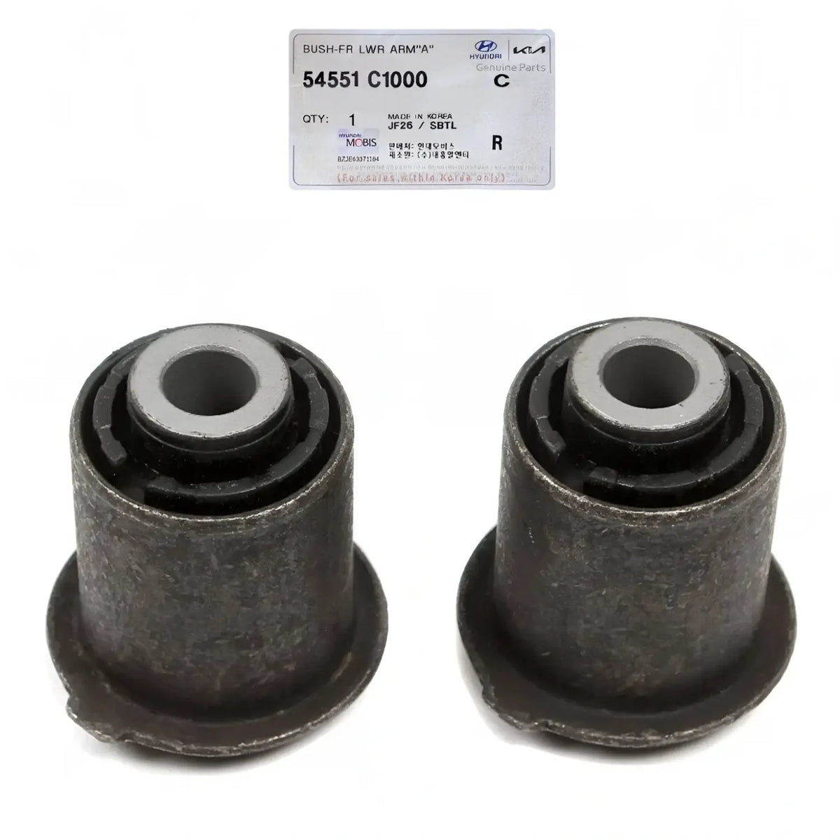 Genuine 54551C1000 Front Control Arm Bushings 2ea For Sonata 15-19 Optima 16-20