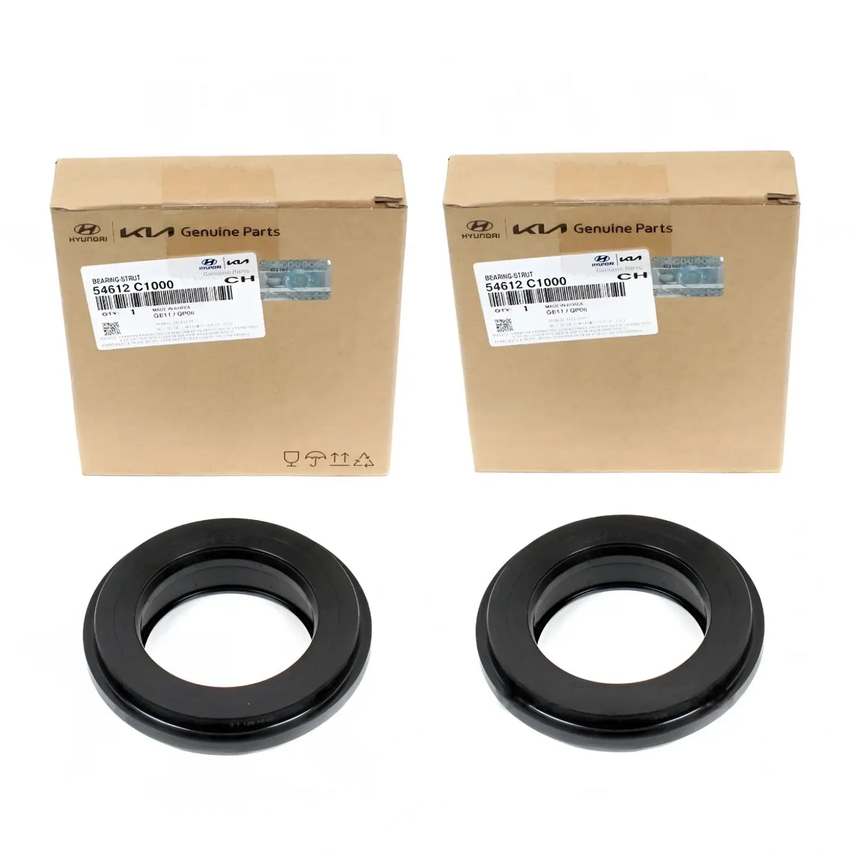 Genuine 54612C1000 Front Bearing Strut 2EA For Hyundai Kia 2015-2023