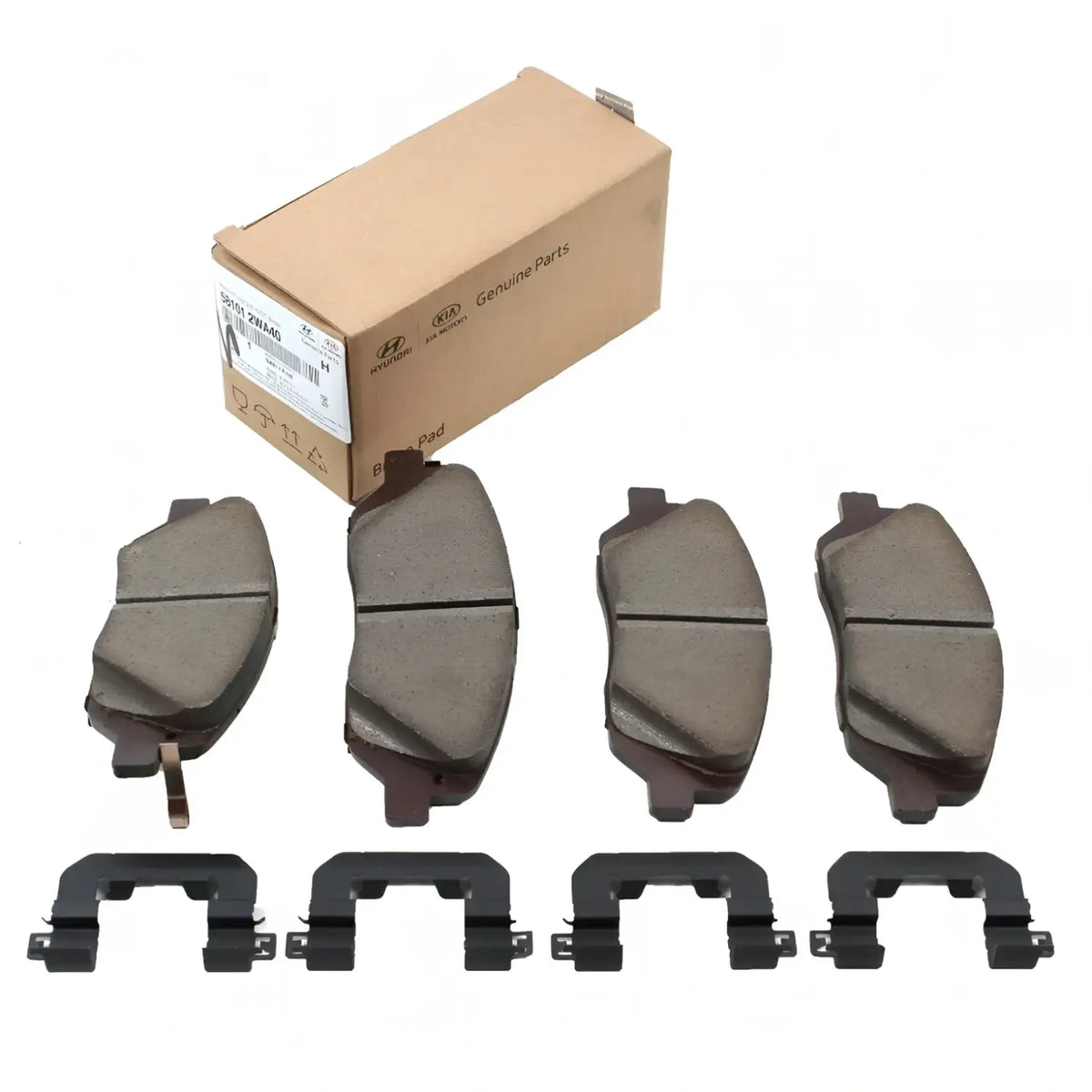 Genuine 581012WA40 Front Disc Brake Pad Kit For Hyundai Santa Fe 2017-2019
