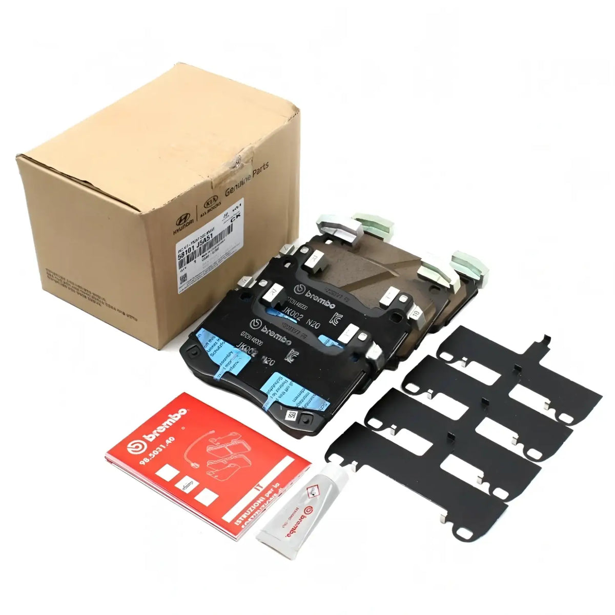 Genuine 58101J5A51 Pad Kit - Front Disc Brake Brembo For G70 Stinger3.3L 2018-2021