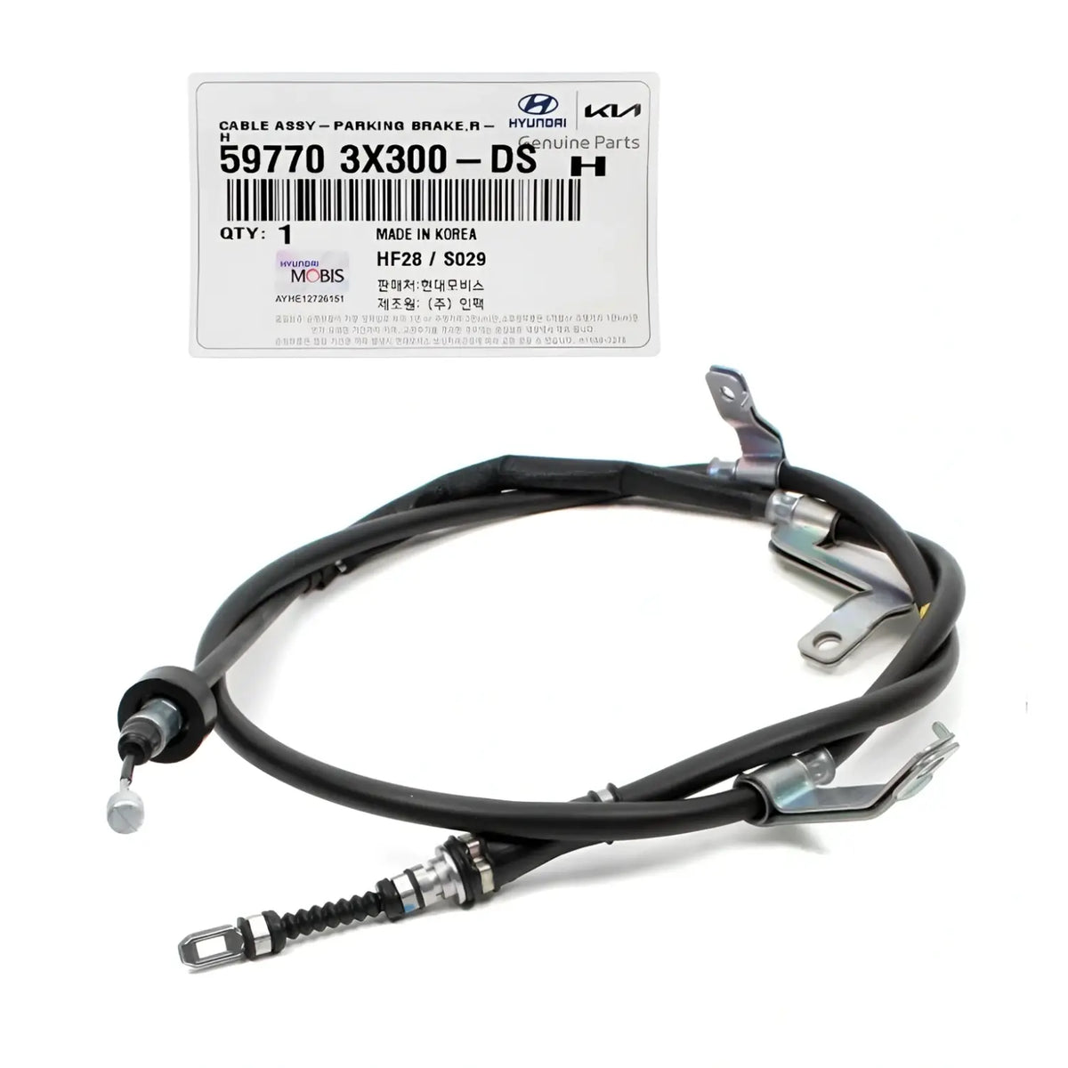 Genuine 597703X300DS Parking Brake Cable Right For Hyundai Elantra 2011-2016
