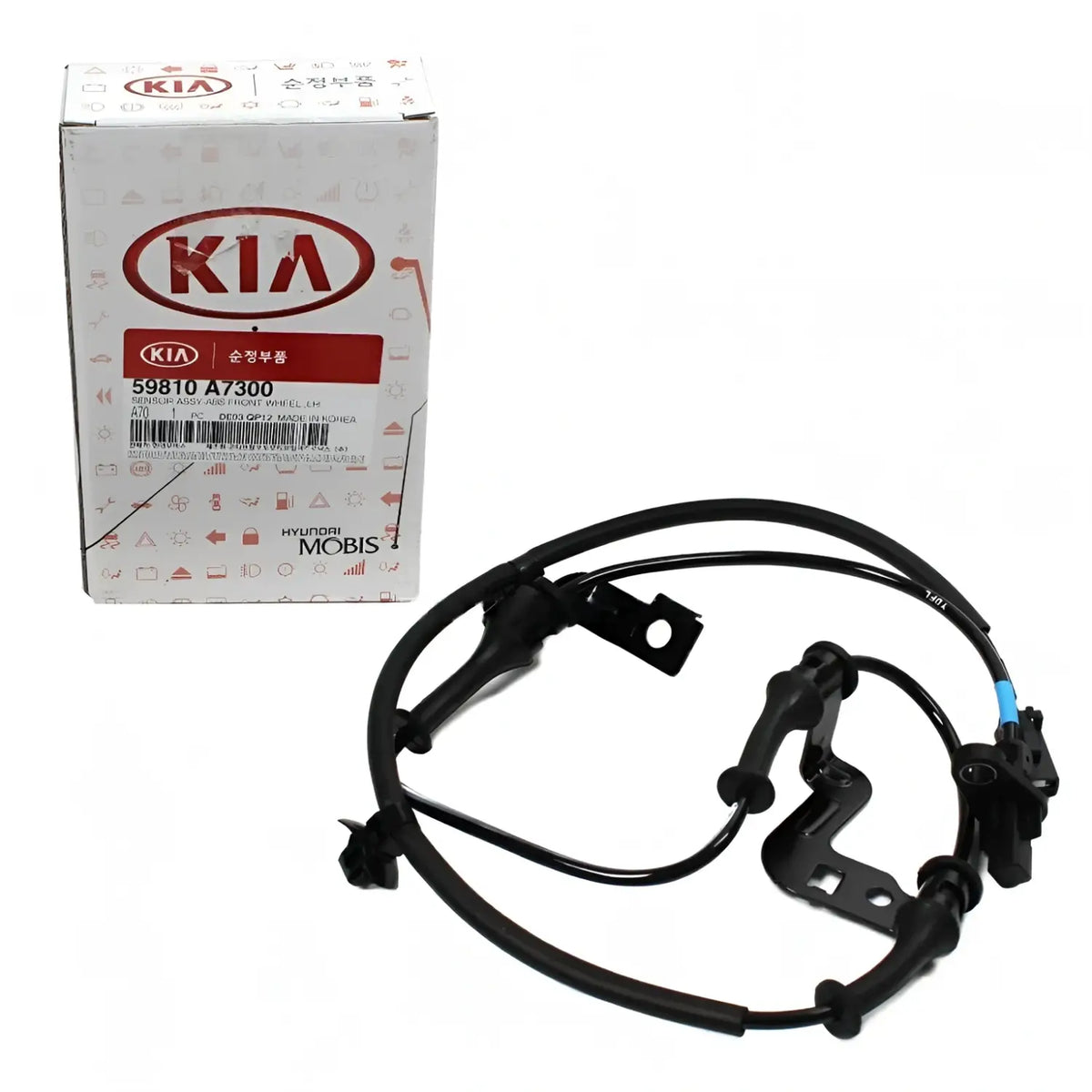 Genuine 59810A7300 ABS Speed Sensor Front Left For Kia Forte Forte5 2014-2017