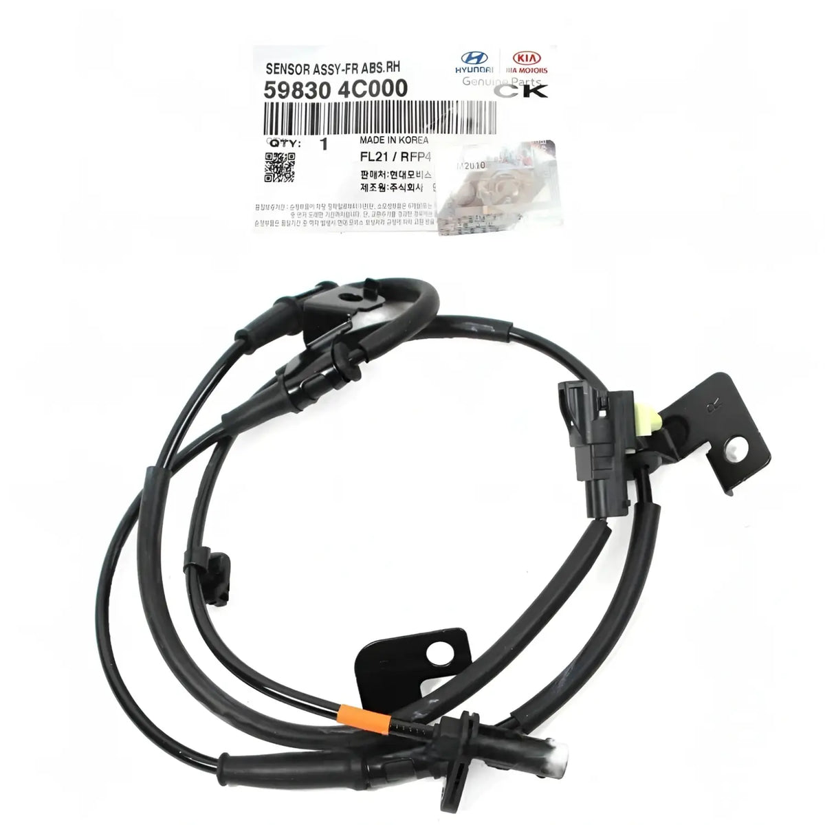 Genuine 598304C000 ABS Speed Sensor Front For Kia Optima 2012-2016