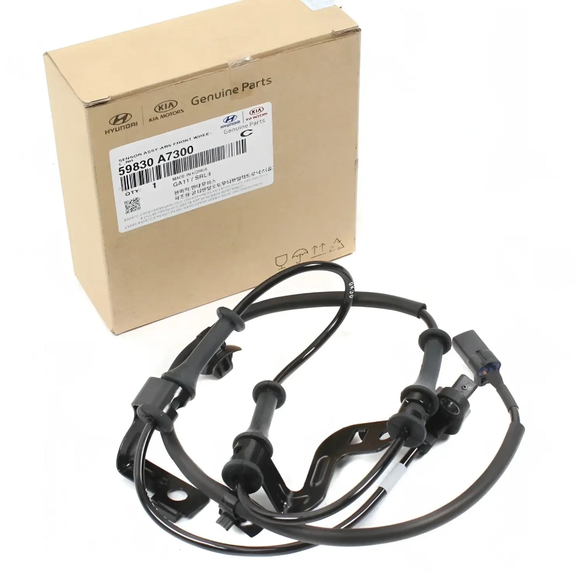 Genuine 59830A7300 ABS Wheel Speed Sensor Front Right For Kia Forte 2014-2018