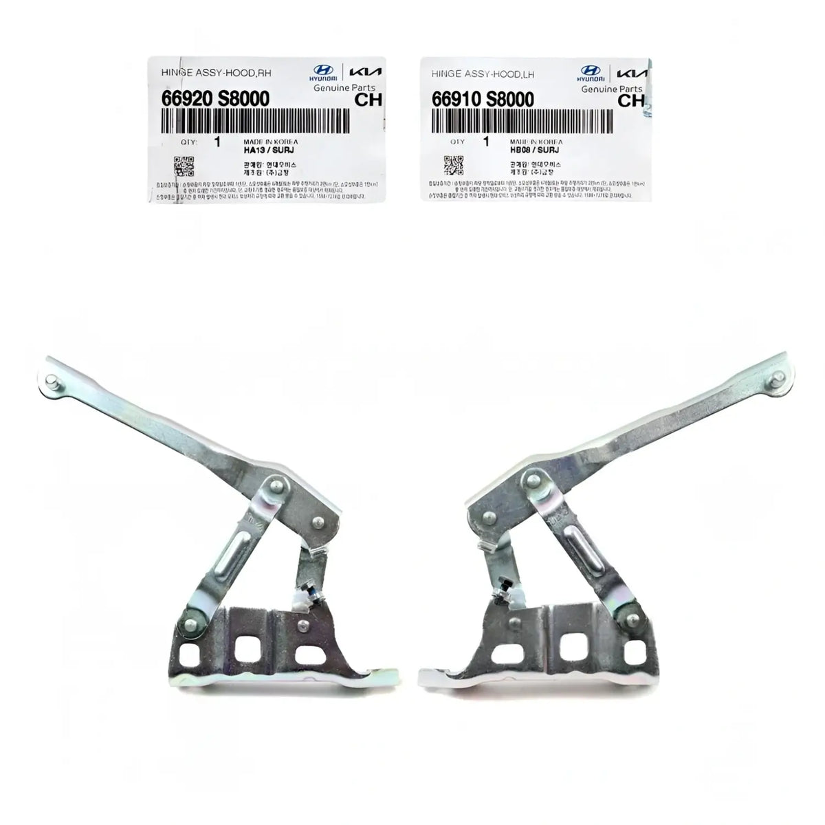 Genuine 66910S8000 66920S8000 Hood Hinge Left Right For Hyundai Palisade 20-24