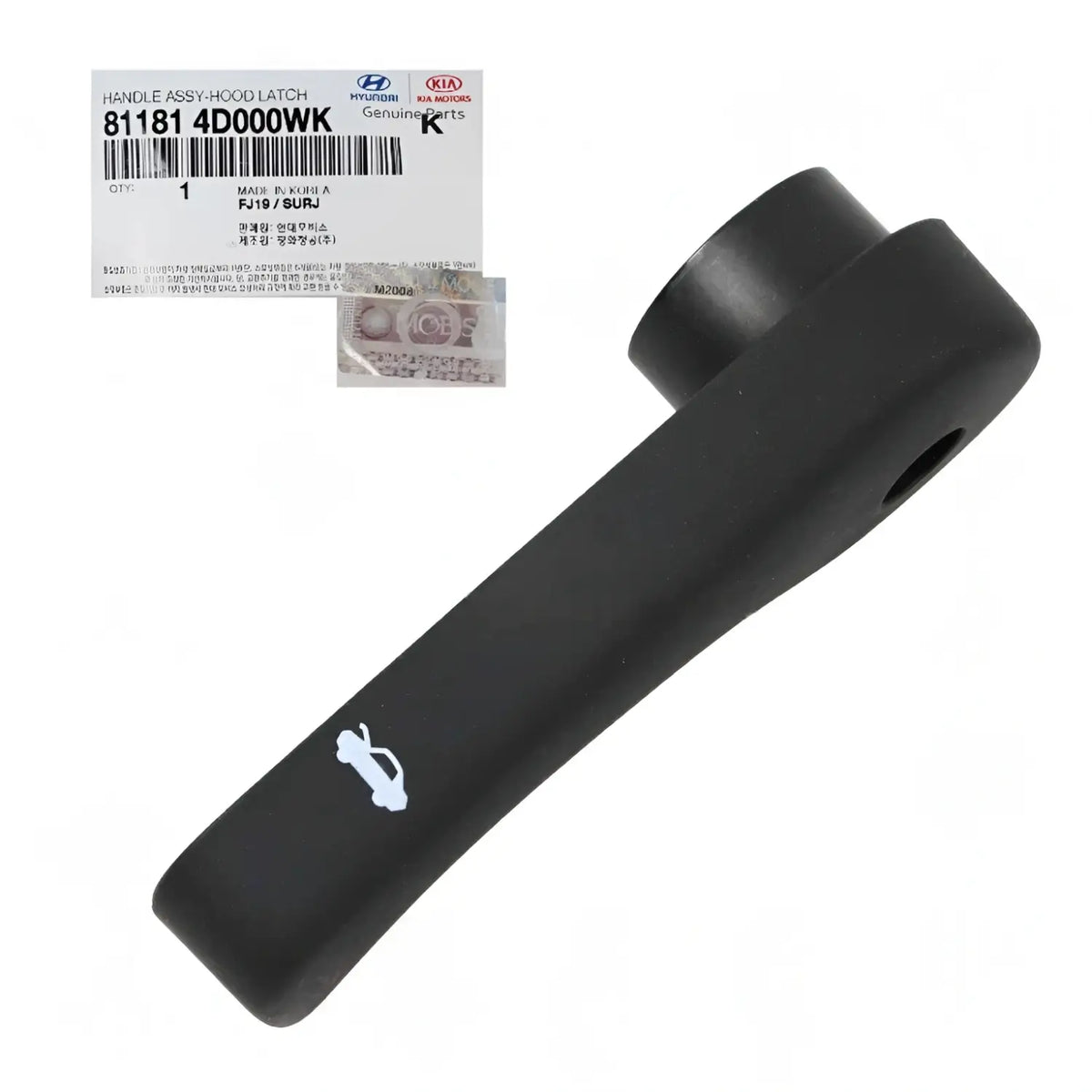Genuine 811814D000WK Hood Latch Release Handle For Hyundai Kia See compatibility