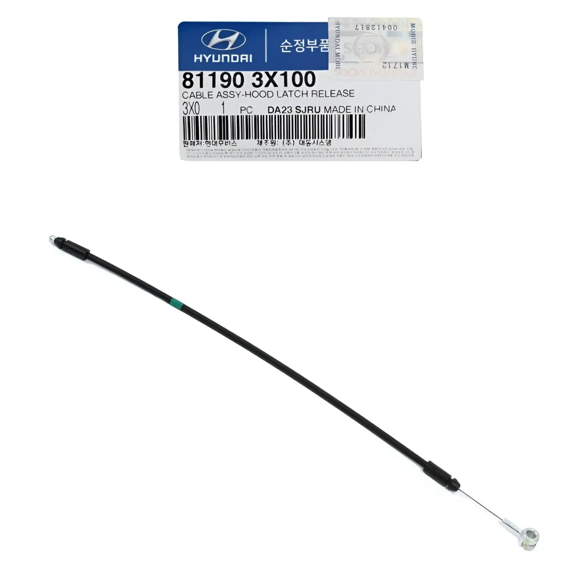 Genuine 811903X100 Hood Release Cable For Hyundai Kia 1.6L 1.8L 2.0L 2011-2017