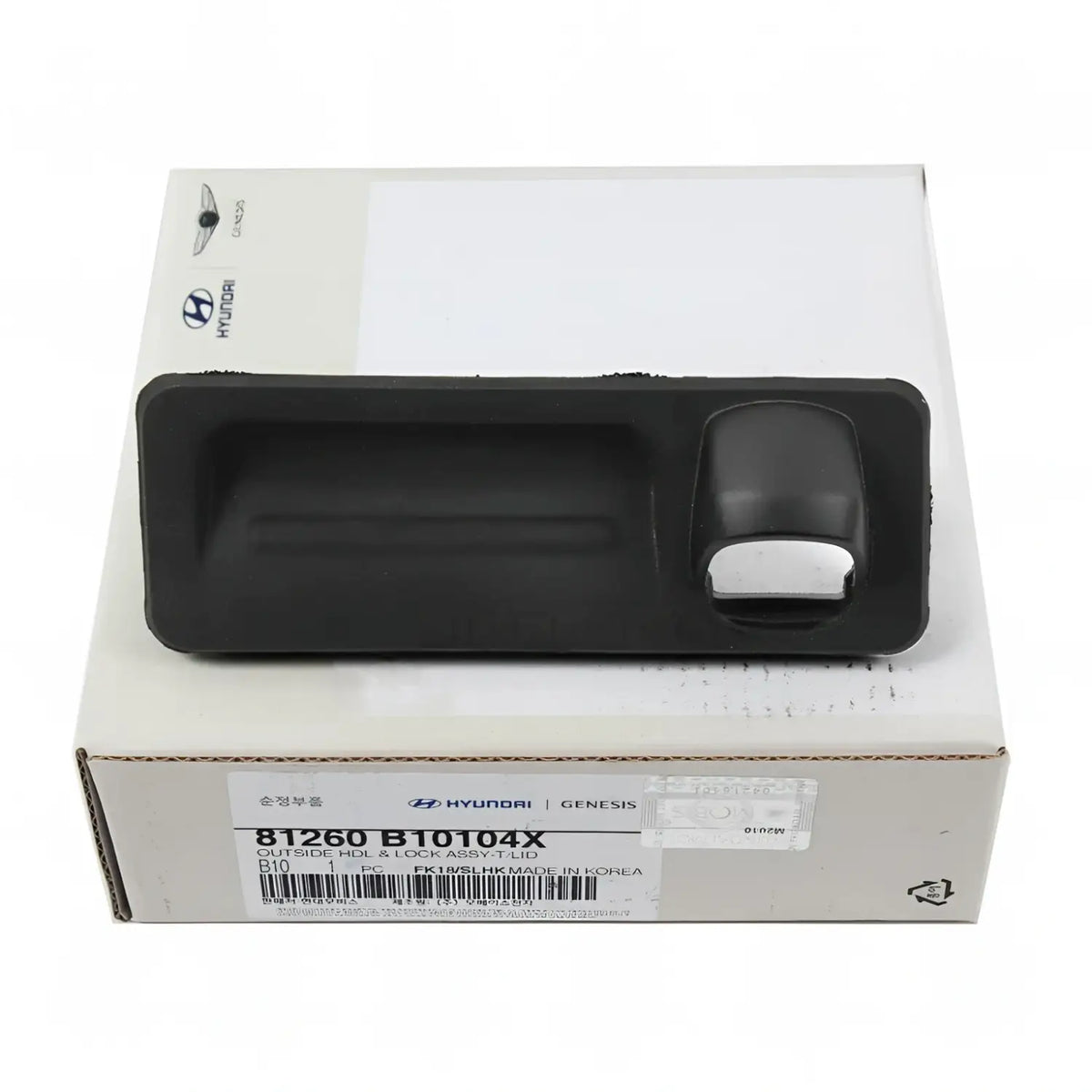 Genuine 81260B10104X Outside Trunk Lid Lock Handle For Genesis Sedan G80 15-20