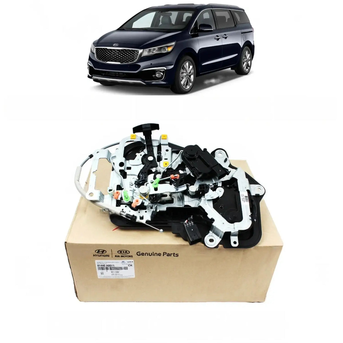 GENUINE 81440A9511 DOOR LOCK ACTUATOR REAR LEFT FOR KIA SEDONA 2015-2018