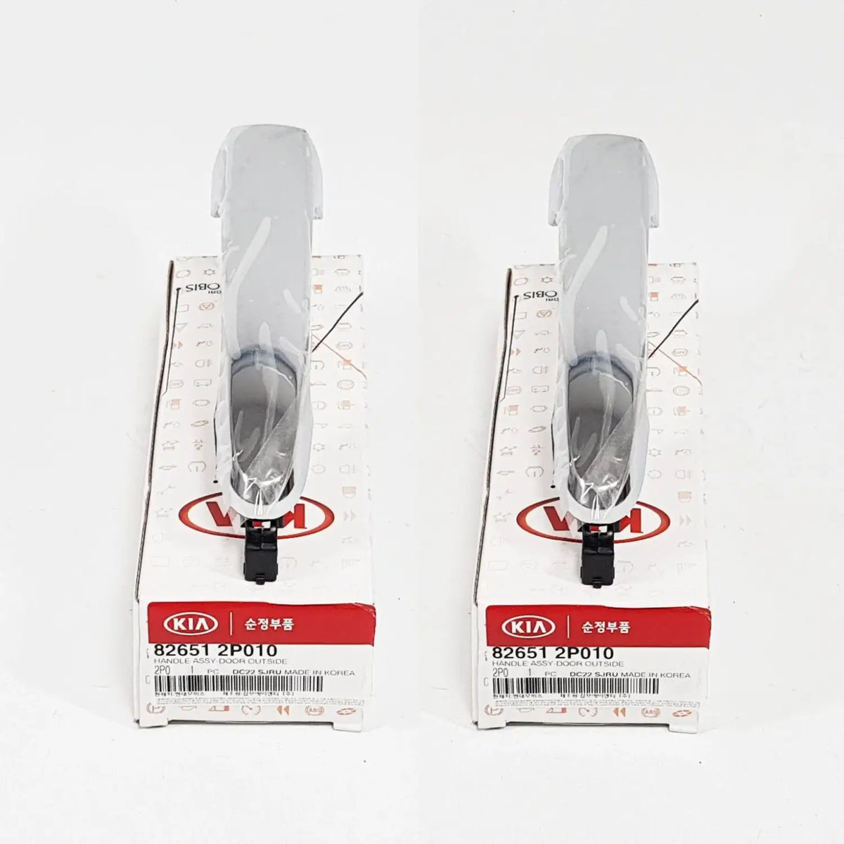 Genuine 826512P010 Exterior Chrome Door handle Grip 2PCS For Kia Sorento 2011-2015