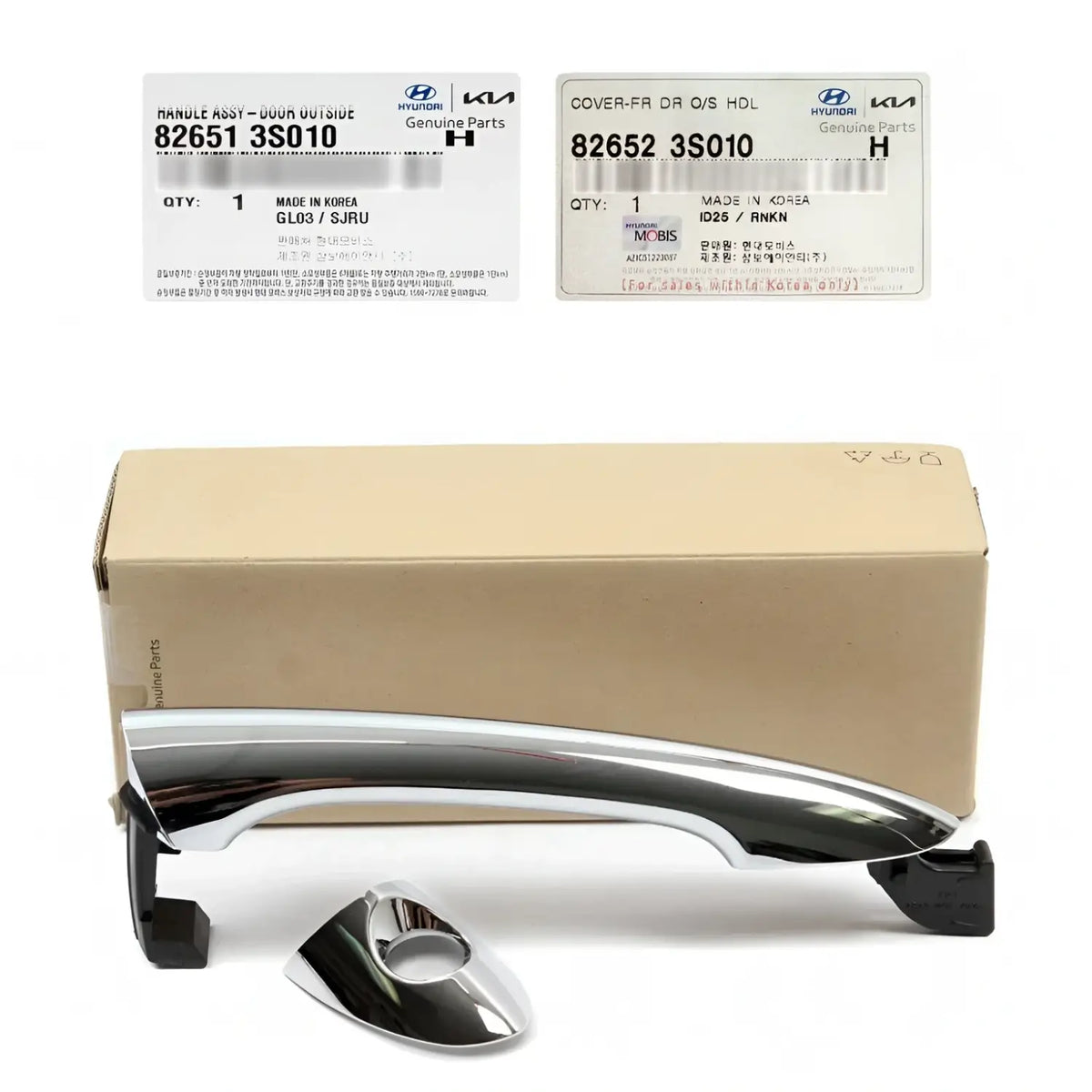 Genuine 826513S010 826523S010 Door Handle Chrome Front Left For Sonata 2011-2015