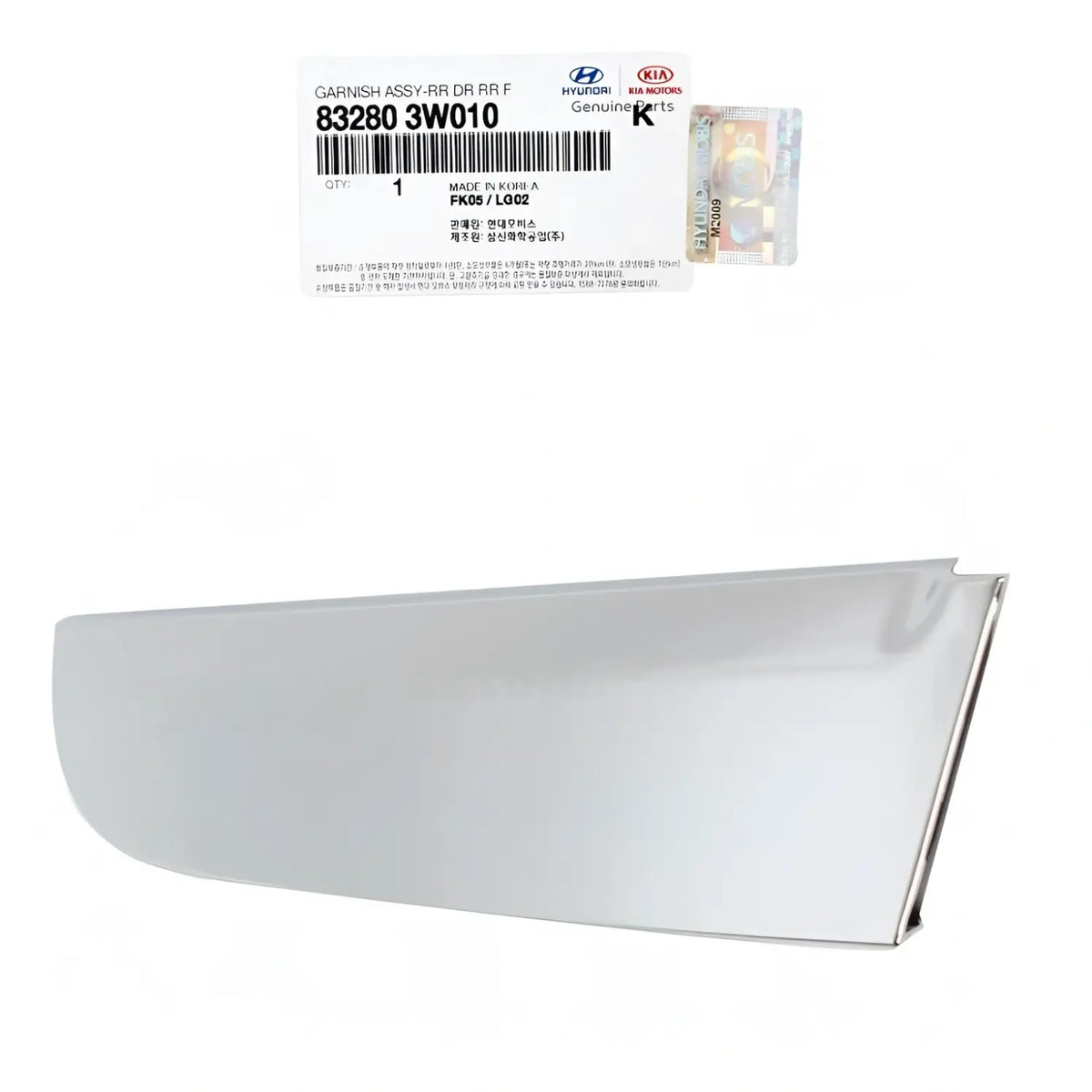 Genuine 832803W010 Rear C Pillar Molding Chrome Right For Kia Sportage 2011-2015
