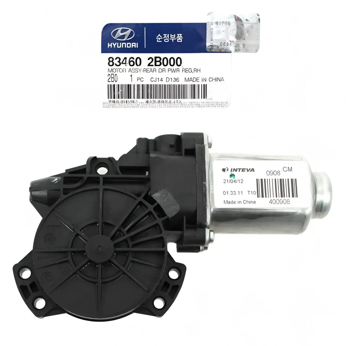 Genuine 834602B000 Power Window Motor Rear Right For Hyundai Santa Fe 2007-2012